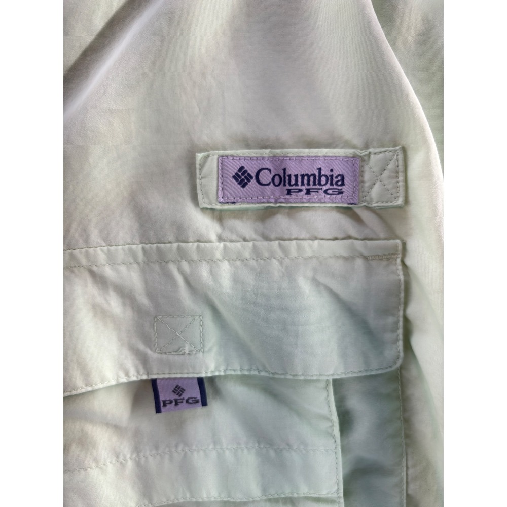 Columbia PFG Bahama II Fishing Shirt Mens 3X Grn Short Sleeve FS7047 Omni-Shade - Picture 3 of 8